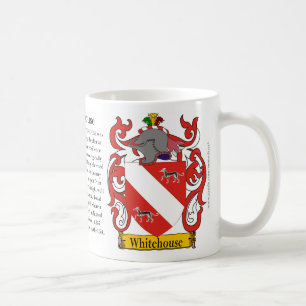 Whitehouse, the Origin, the Meaning and the Crest Coffee Mug