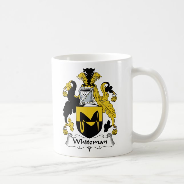 Whiteman Family Crest Coffee Mug (Right)