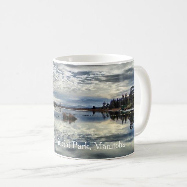 Whiteshell Autumn Reflection Coffee Mug (Front Right)