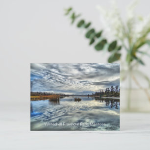 Whiteshell Autumn Reflection Postcard