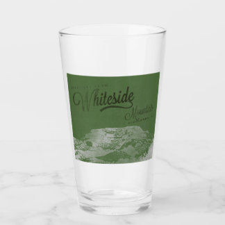 Whiteside Mountain Letterpress Style Pint Glass
