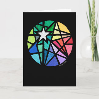 whitestar black holiday card
