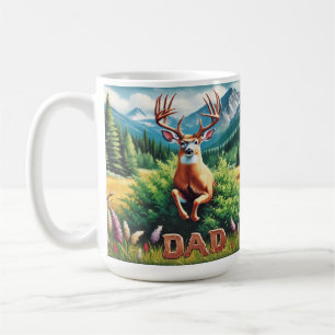 Whitetail Buck Dad Coffee Mug