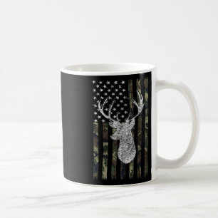 Whitetail Buck Deer Hunting American Camouflage Us Coffee Mug