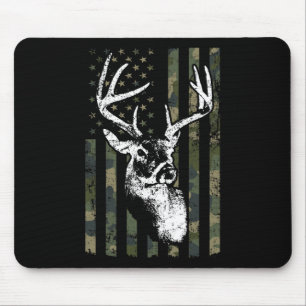 Whitetail Buck Deer Hunting Usa Camouflage America Mouse Mat