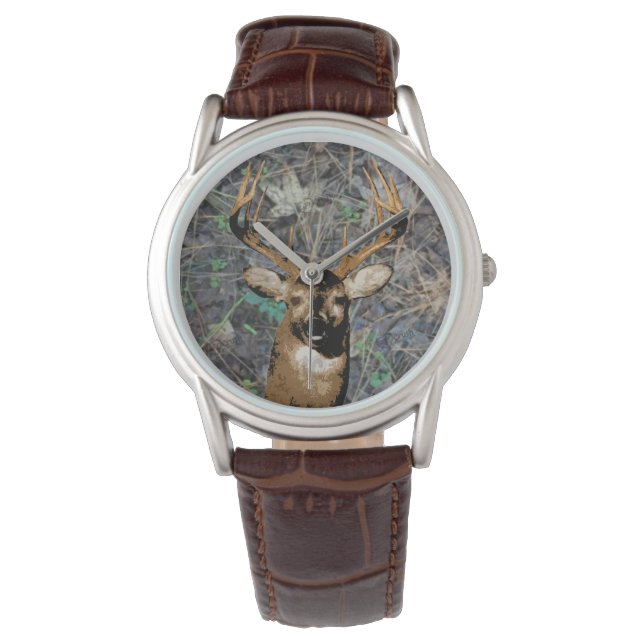 Whitetail Buck Deer Hunting Watch (Front)
