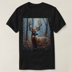 Whitetail Buck in Forest Trees T-Shirt