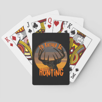 Whitetail Buck Playing Cards, Deer Hunting Playing Playing Cards