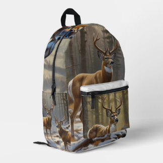 Whitetail Buck Printed Backpack