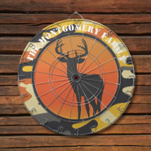 Whitetail Deer and Camo* Dart Board