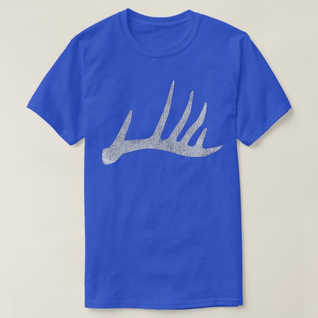 Whitetail Deer Antler Shed Rack Hunting Design  T-Shirt (Design Front)