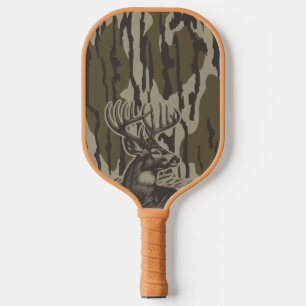Whitetail Deer Bottomland Camo Deer Hunting Camo Pickleball Paddle