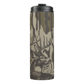 Whitetail Deer Bottomland Camo Deer Hunting Camo Thermal Tumbler