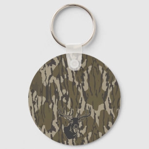 Whitetail Deer Bottomland Camo Hunting Camo Key Ring