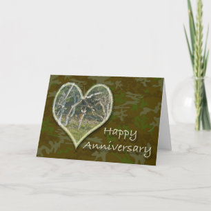 Whitetail Deer Buck Anniversary Card