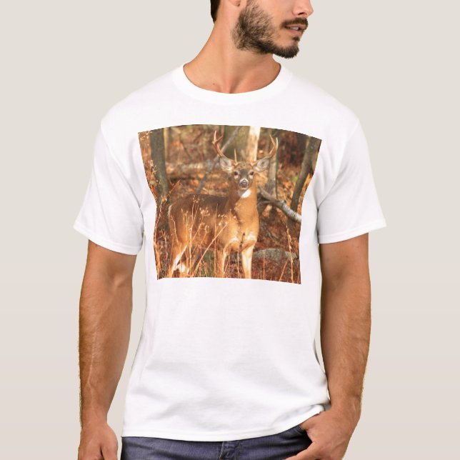 Whitetail Deer Buck T-Shirt (Front)