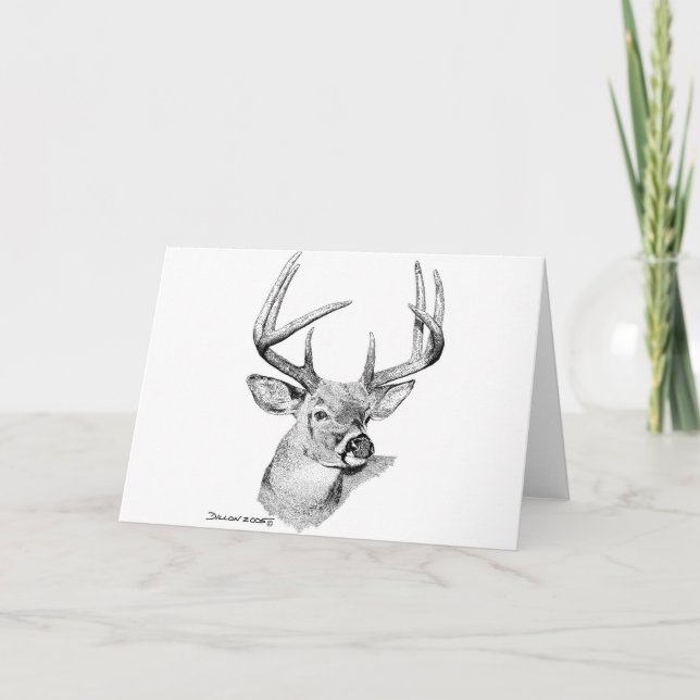 Whitetail Deer Card (Front)