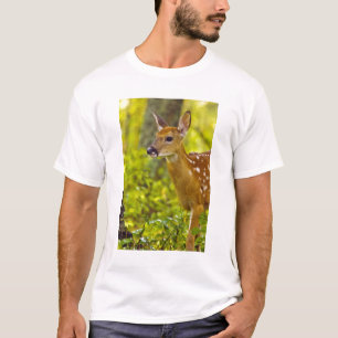 Whitetail deer fawn in Whitefish, Montana, USA T-Shirt