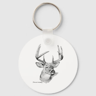Whitetail Deer Key Ring