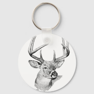 Whitetail Deer Key Ring