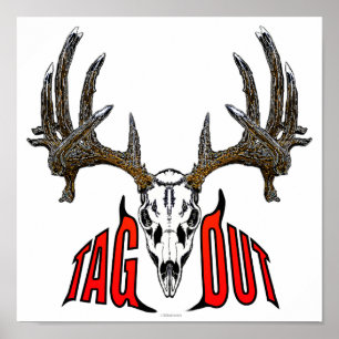 Whitetail deer poster