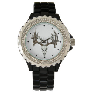 Whitetail deer Skull 2a Watch
