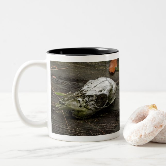Whitetail Deer Skull Mug (With Donut)