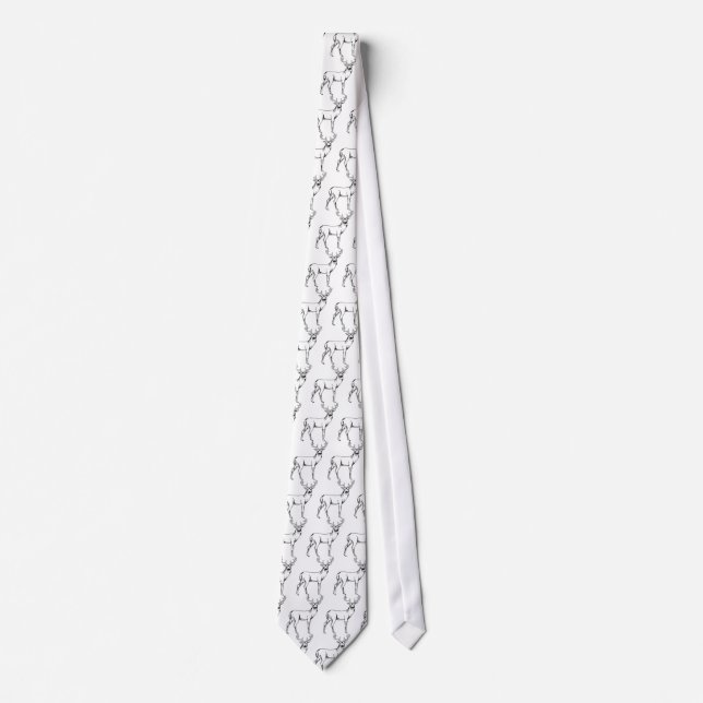 Whitetail deer tie (Front)