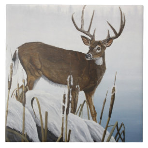 Whitetail deer tile