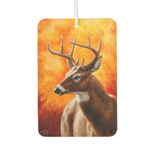 Whitetail Deer Trophy Buck Head Car Air Freshener