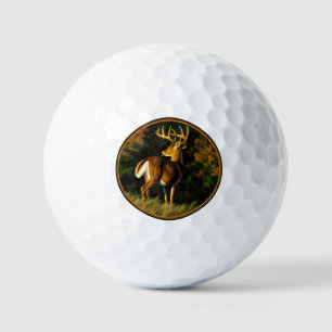 Whitetail Deer Trophy Buck Hunting Golf Balls