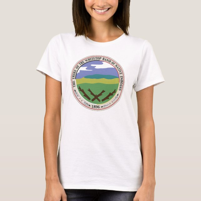 WHITETOP TRIBE'S LARGE SEAL WOMEN'S BASIC T-SHIRT (Front)
