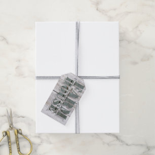 whitewashed  barn wood western country farmhouse gift tags