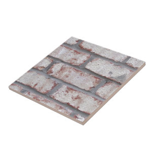 Whitewashed Brick Wall Tile