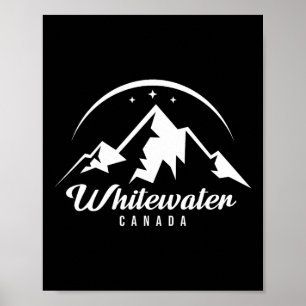 Whitewater Canada Ski Resort Skiing Snowboarding  Poster