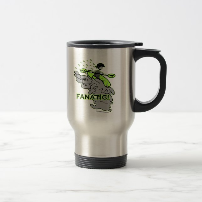Whitewater Fanatic! Travel Mug (Right)