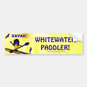 Whitewater Kayak! Clothing & Such Bumper Sticker