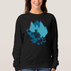 Whitewater Kayak Paddle Accessories Canoe And Kay Sweatshirt