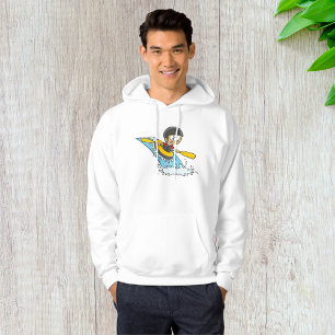 Whitewater Rafting Adventure with Scared Boy Hoodie