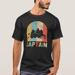 Whitewater Rafting Captain Sunset River Rat Water T-Shirt