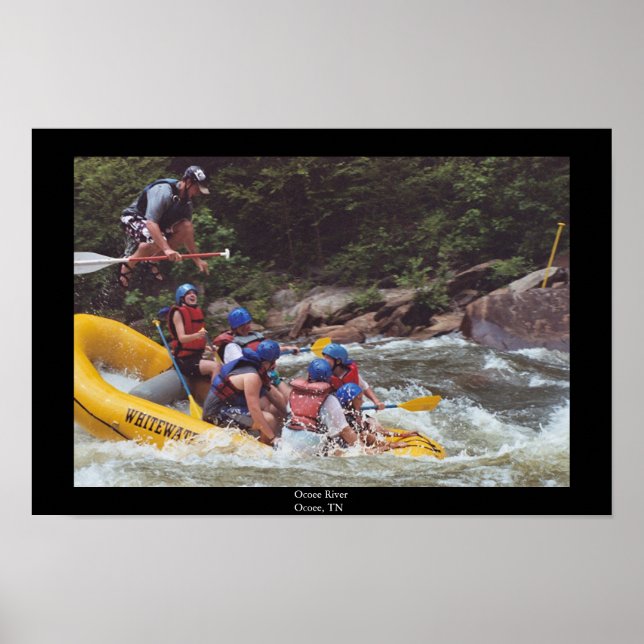 Whitewater Rafting Poster (Front)