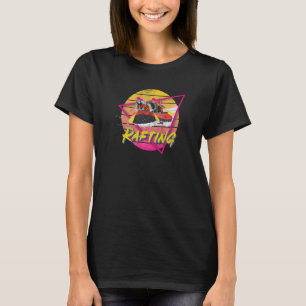 Whitewater Rafting Retro 80s 90s River Rat Water S T-Shirt
