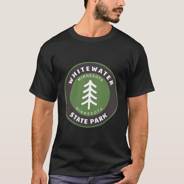Whitewater State Park Minnesota Mn Forest Tree Bad T-Shirt (Front)