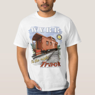 Whitewater Valley Railroad caboose t-shirt