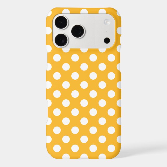 Whitle polka dots on yellow (Back)