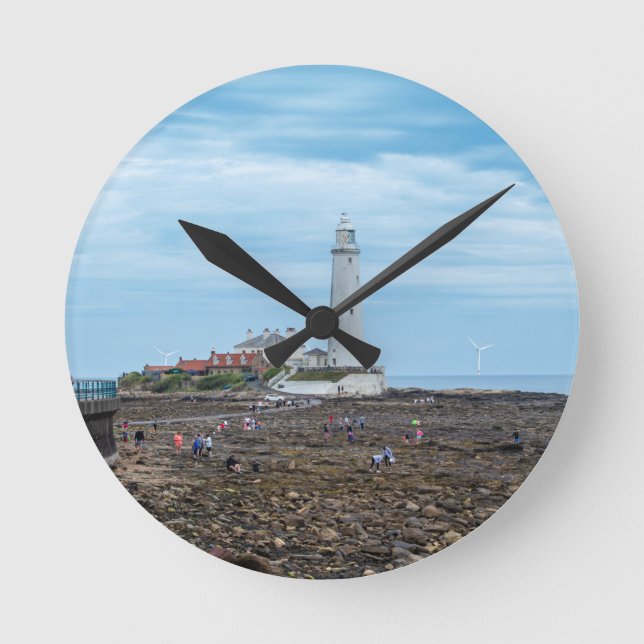 Whitley Bay lighthouse  Round Clock (Front)