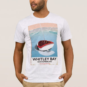 Whitley Bay Northumberland vintage travel poster T-Shirt