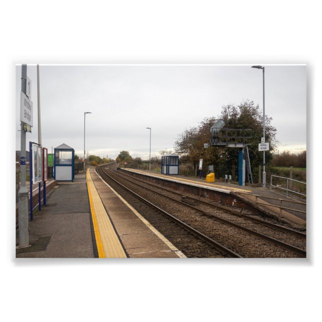 Whitley Bridge Railway Station Photo Print (Front)