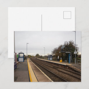 Whitley Bridge Railway Station Postcard