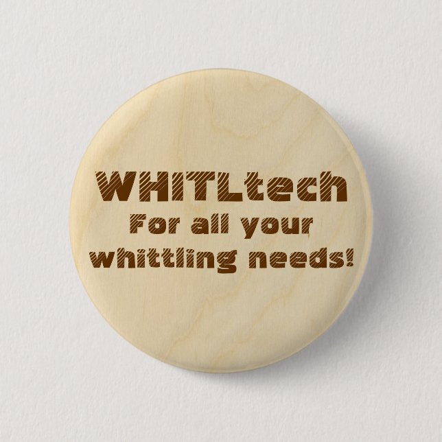 WHITLtech 6 Cm Round Badge (Front)